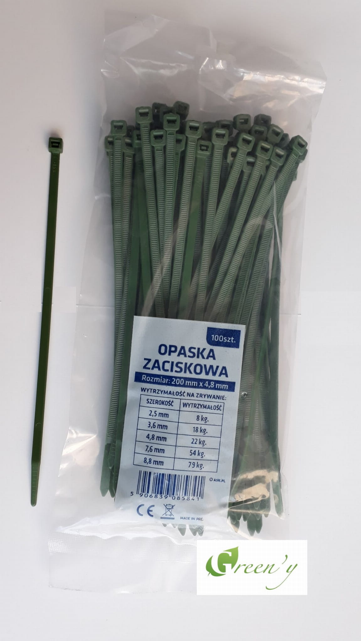Opaski zaciskowe zielone trytytki.jpg