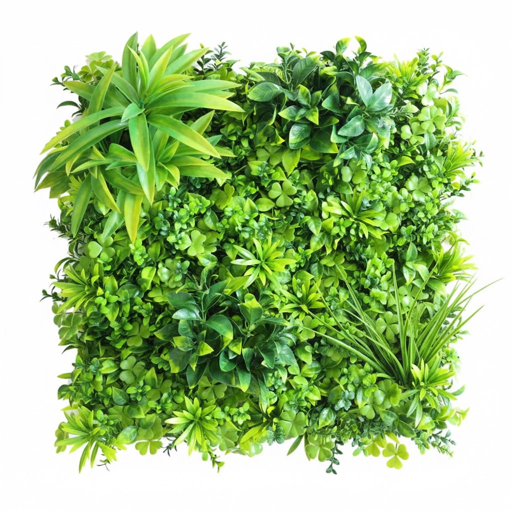 panel roslin sztucznych mata 0,5x0,5 m ogrod pionowy ogrod na scianie  ogrod wertykalny sztuczny zywoplot polana do dekoracji wnetrz i elewacji budynkow NB 105-2 marki  Green'y